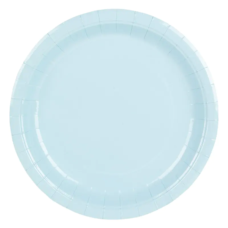 Pastel Light Blue Paper Plate